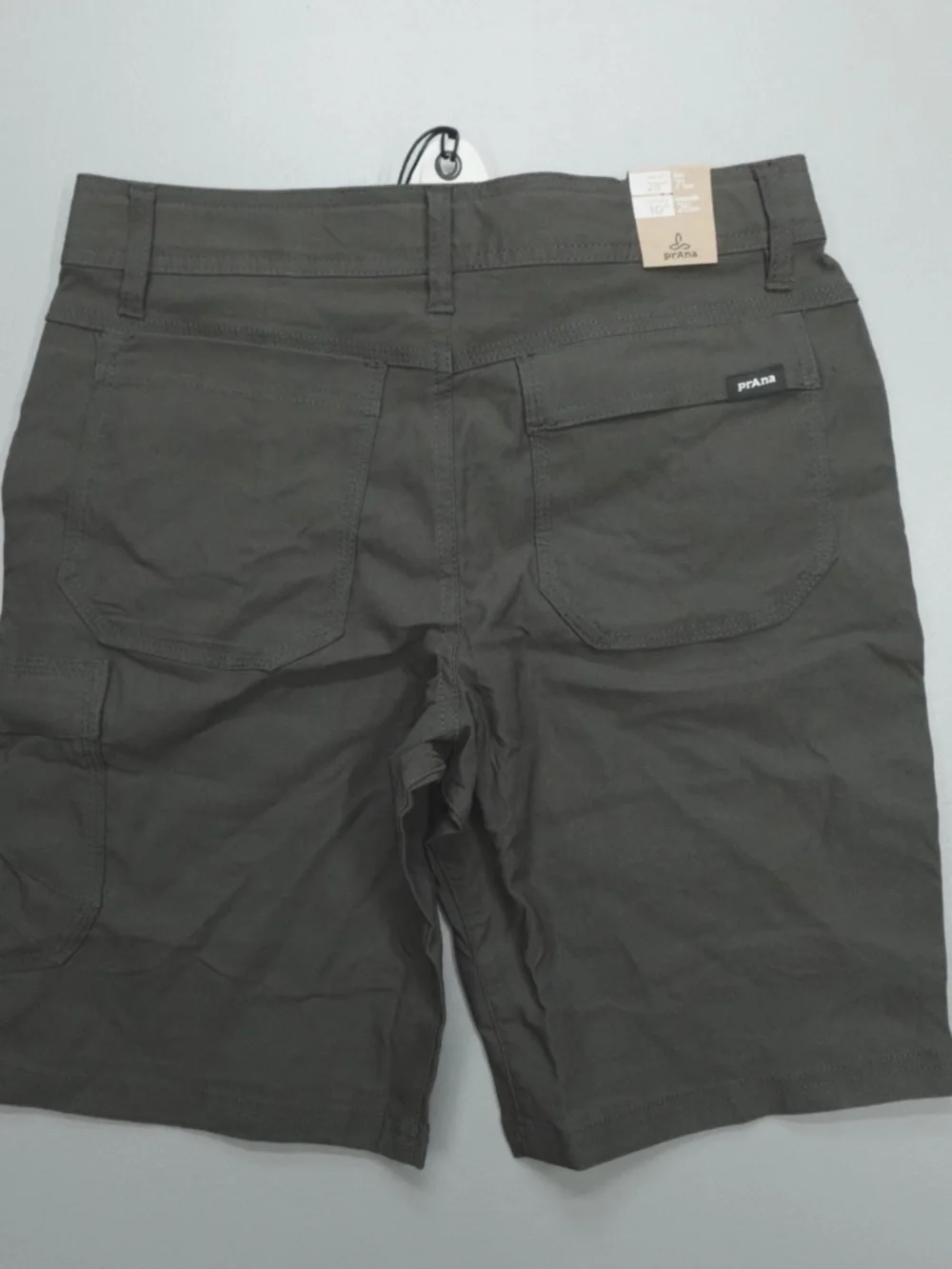 prAna Mens Stretch Zion II Gray Outdoor Hiking Cargo Shorts  28/10 NWT Dark Iron